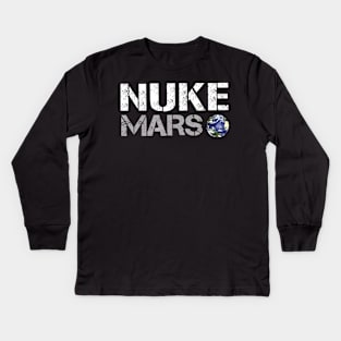 NUKE MARS Shirt Nuke Mars Kids Long Sleeve T-Shirt